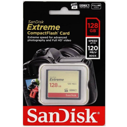 SanDisk CompactFlash Extreme 128GB (SDCFXSB-128G-G46)