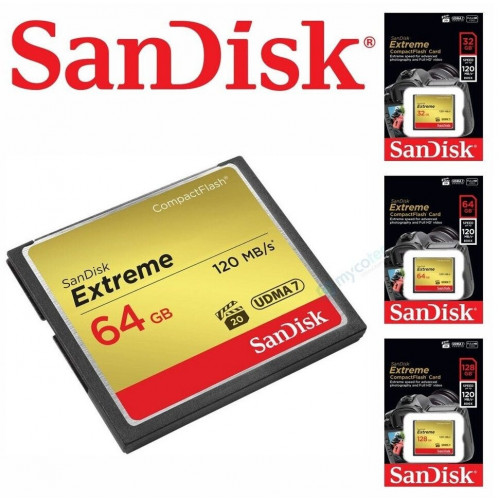 SanDisk CompactFlash Extreme 128GB (SDCFXSB-128G-G46)