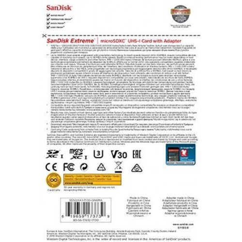 SanDisk Extreme A2 U3 V30 microSD