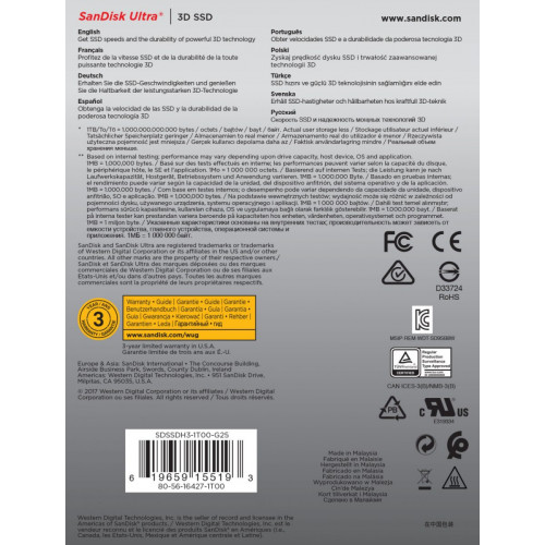 SanDisk Ultra 3D SSD