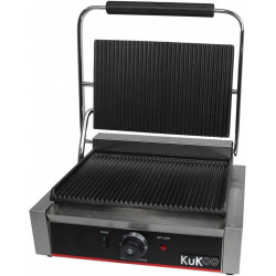 Sandwichera Comercial Acero Inoxidable de Placa Acanalada