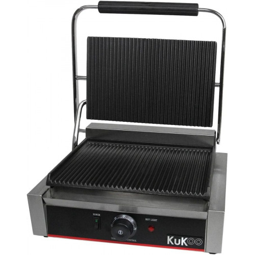 Sandwichera Comercial Acero Inoxidable de Placa Acanalada