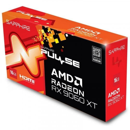 Sapphire PULSE AMD Radeon RX 9060 XT 16GB GDDR6 FSR 4