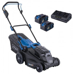 Scheppach 5911414400 Cortacésped inalámbrico 2x20V BC-MP380-X