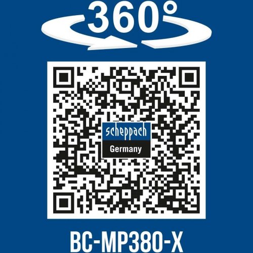 Scheppach 5911414400 Cortacésped inalámbrico 2x20V BC-MP380-X