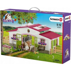 Schleich Picadero con amazona, caballos y accesorios