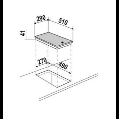 Schock Pc30 Placa de inducción de 30 cm