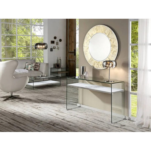 Schuller Consola Sonoma cristal/Blanco