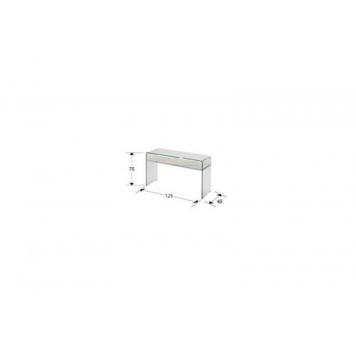 Schuller Consola Sonoma cristal/Blanco