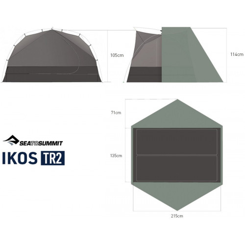 Sea to Summit Ikos TR2 (laurel wreath)