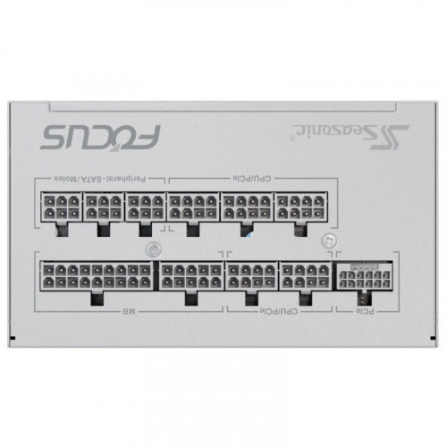 Seasonic Focus GX-850 White ATX 3 PCIe 5.1 850W 80 Plus Gold Modular