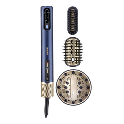 Secador Alisador Styler BaByliss Air Wand Edición Especial con Difusor cerámico Azul