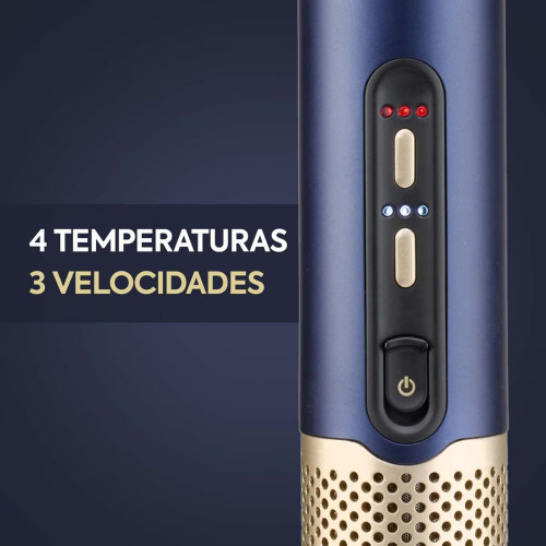 Secador Alisador Styler BaByliss Air Wand Edición Especial con Difusor cerámico Azul