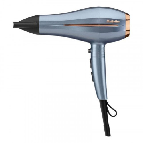 Secador de Pelo BaByliss Denim Luxe Iónico 2200W 3 Modos de Calor Azul Cobre