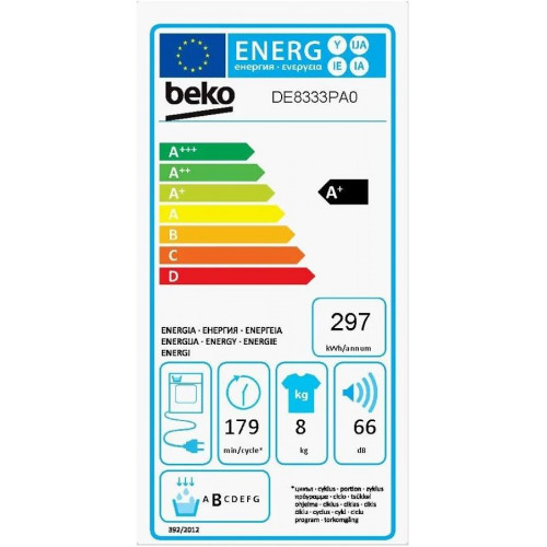 Secadora Beko DE8333PA0