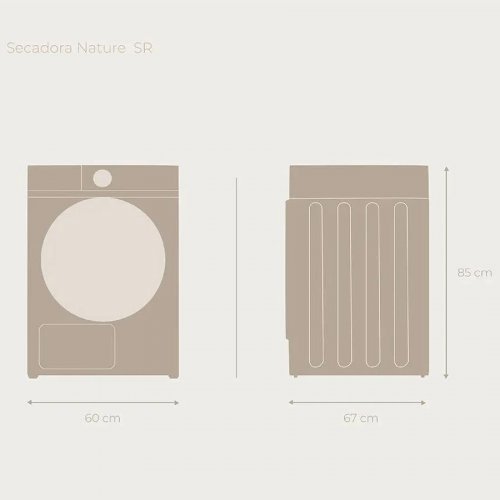 Secadora bomba de calor Evvo Nature Sr10 Inox