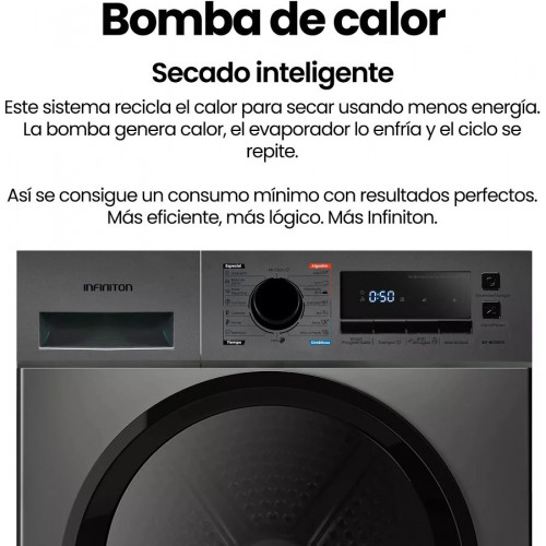 Secadora bomba de calor Infiniton SD-BC1DDX