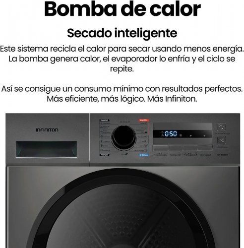 Secadora bomba de calor Infiniton SD-BC8EDX