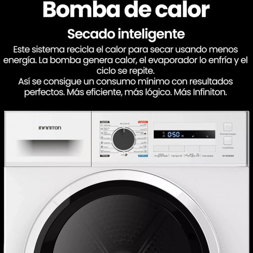 Secadora bomba de calor Infiniton SD-BC8EWN
