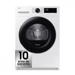 Secadora Bomba de Calor Samsung, 8 kg, 15 programas, Clase C, Blanca, DV80DG52B0AE