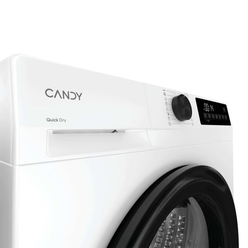 Secadora Candy 8 kg Condensación, Bombra de calor, ProDry 300 - GDL 8N1B-S Blanco