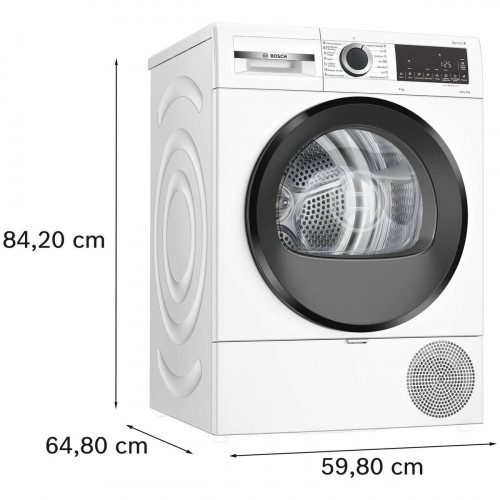 Secadora con bomba de calor BOSCH WQG24200ES 9 Kg 14 programas clase D blanco