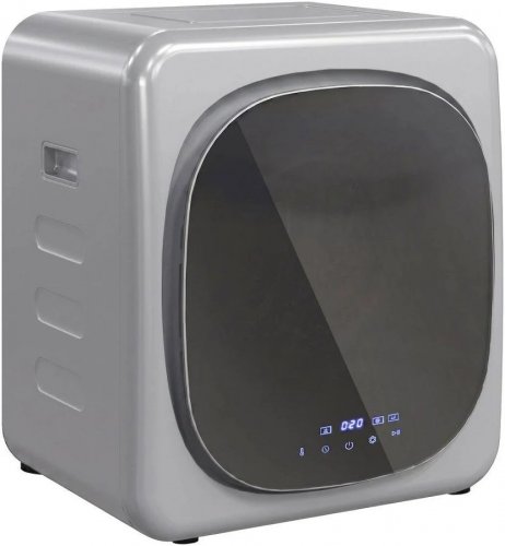 Secadora de Evacuación 3 kg 800w Función Antiarrugas Plata Homcom