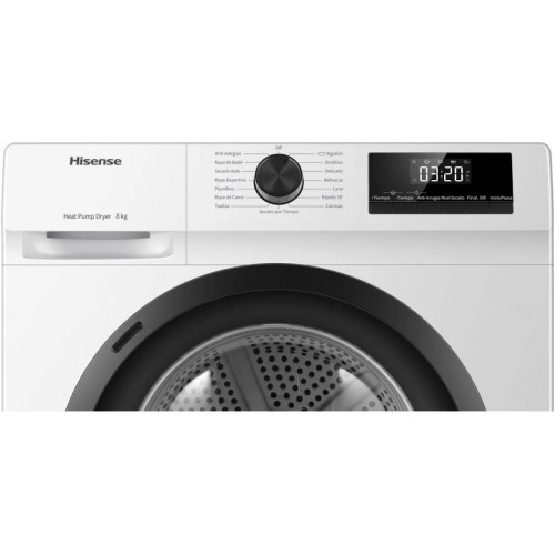 Secadora DHQE800BW2 Hisense