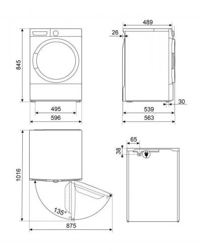 Secadora DT282ES Smeg