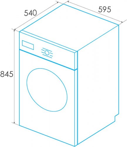 Secadora EDESA ESP-7150 WH 7KG B.Calor D