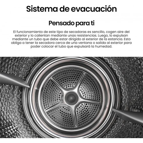 Secadora Infiniton SD-3M Evacuación 3kg