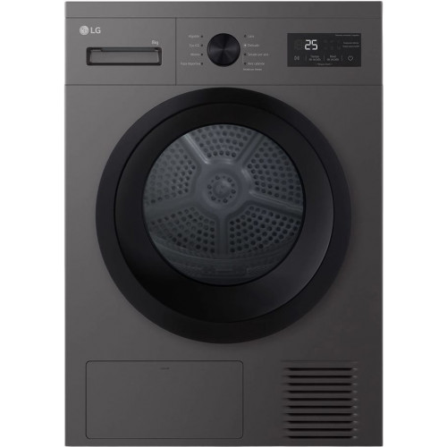 Secadora LG RHA1008NDK D 8Kg Negro Grafito
