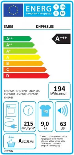Secadora Smeg dnp93sles