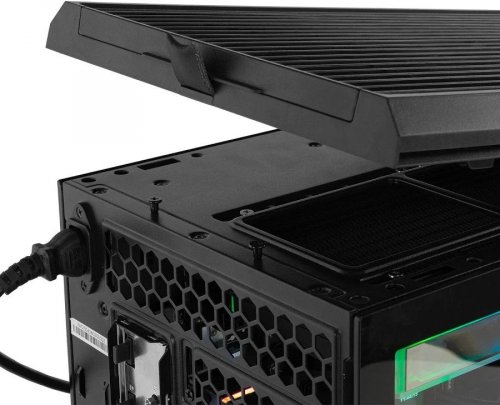 Semitorre ATX cristal curvo NOX Hummer Anvil ARGB Negro