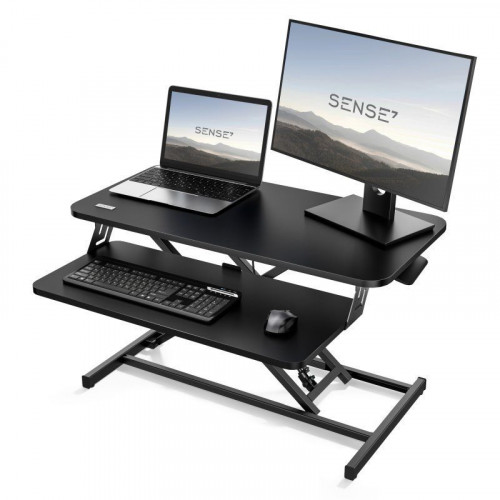 SENSE7 Convertidor de Oficina Soporte para Ordenador Portátil 81x40 Negro