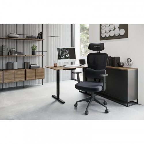 SENSE7 Veno Silla de Escritorio Ergonómico Ajustable Transpirable Negra