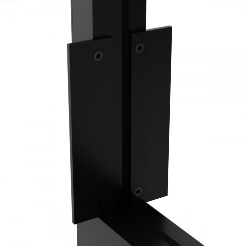 Separador de ambiente aluminio negro de 1300x2510 (altoxancho en mm) 7 vidrios