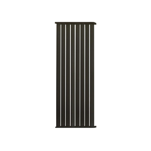 Separador de ambiente recortable de madera negro lamas giratorias medida 50x250cm