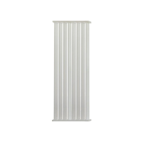 Separador de ambiente recortable madera blanca lamas giratorias medida 50x250cm