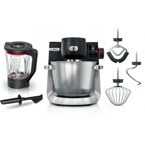 Serie 6 Robot de cocina con báscula 1600 W Negro, Acero inoxidable