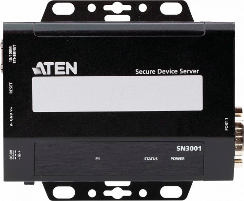 Servidor de dispositivos, 1 RJ45, 1 RS-232