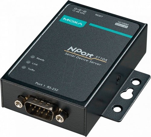 Servidor de dispositivos, 1 RJ45, 1 RS-232, DB9