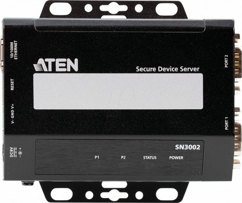 Servidor de dispositivos, 1 RJ45, 2 RS-232