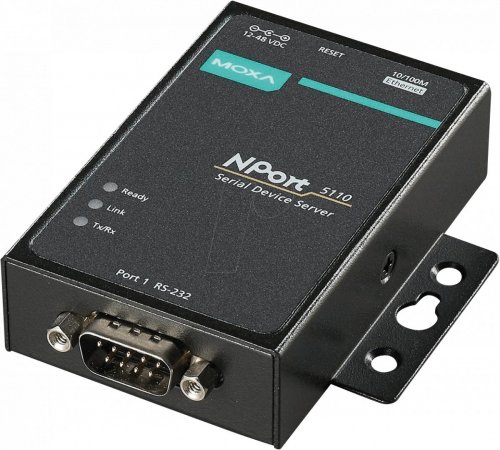 Servidor de dispositivos, 1x RJ45, 1x RS-232, DB9