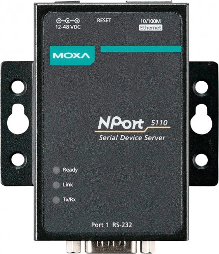 Servidor de dispositivos, 1x RJ45, 1x RS-232, DB9