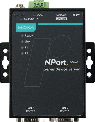 Servidor de dispositivos, 1x RJ45, 2x RS-232, DB9