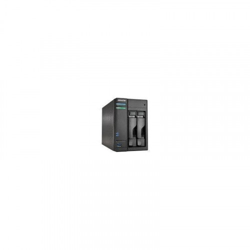Servidor NAS Asustor 2 bahías Intel Atom Dual-Core 2.13GHz 1GB DDR3 RAID Hot-Swap Virtualización AS-602T