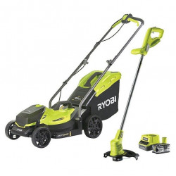 Set cortacésped de batería RLM1833BLT1825M con desbrozadora a batería