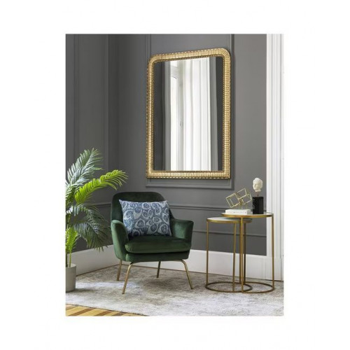 Set de 2 mesas auxiliares nido Zurich EuroVolter Blanco / Oro