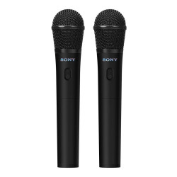 Set de 2 micrófonos inalámbricos negros y receptor Sony ULTMIC1 Negro